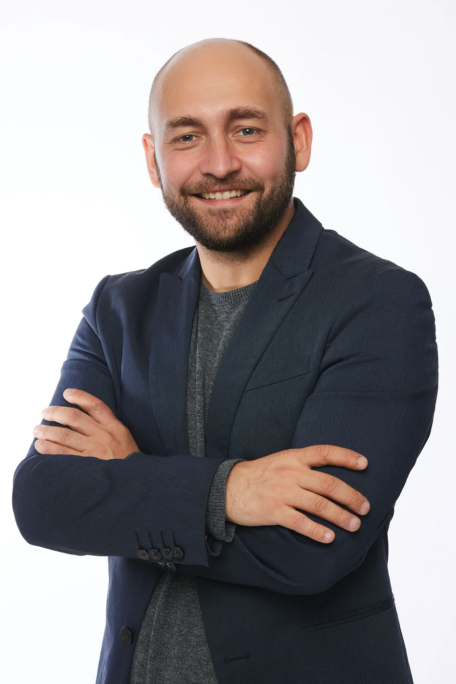 Portrait corporate d'un homme en veste à Dol-de-Bretagne