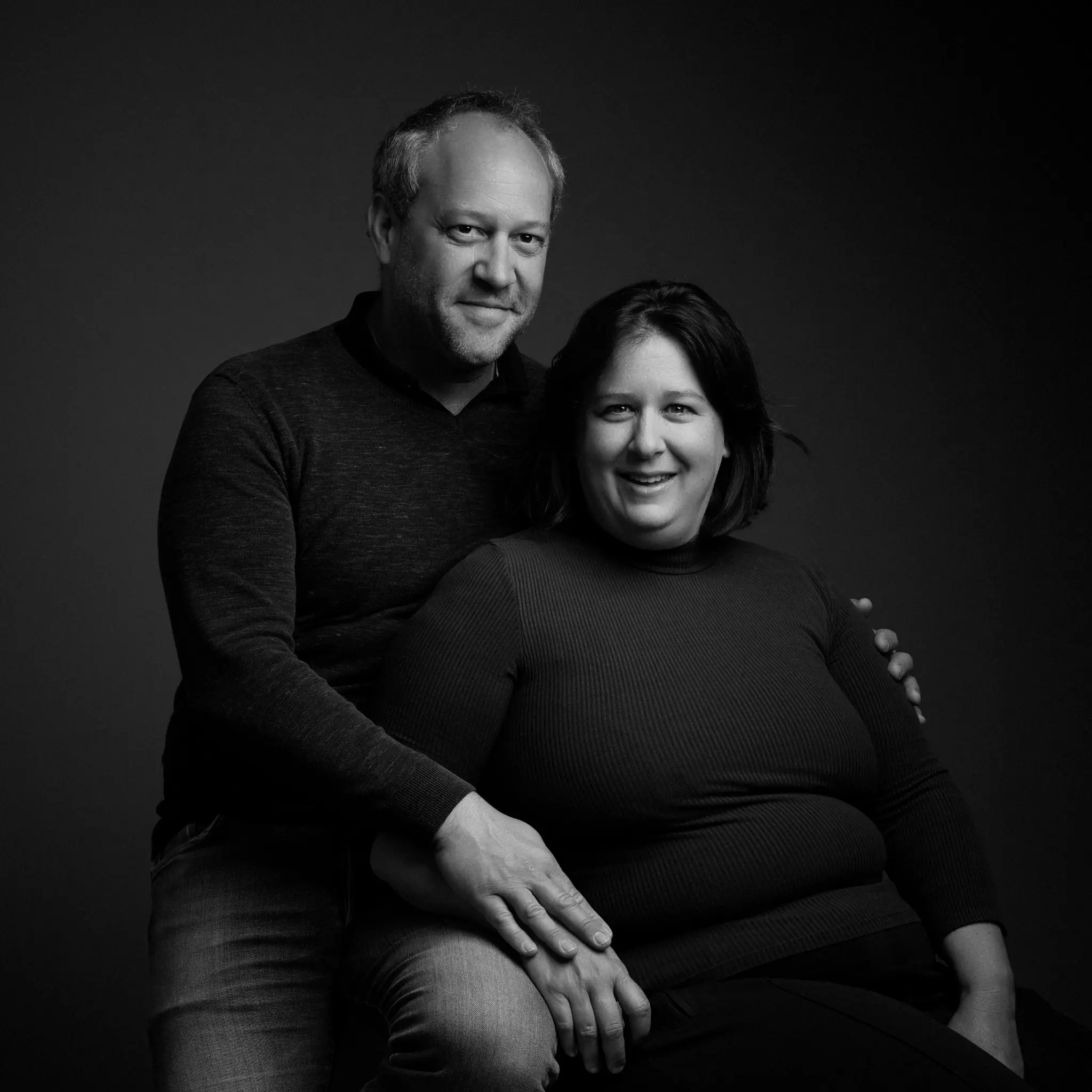 Portrait famille Brugaro naturel — Vincent, Christina et Line, Studio Photo de la Baie, Dol-de-Bretagne